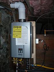 Rinai tankless water heater