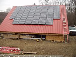 Off-grid solar panels